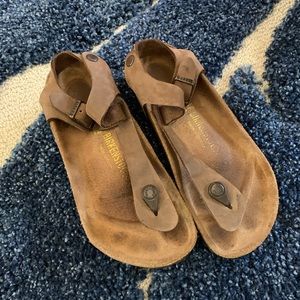 Birkenstock Kairo Size 37 Regular Brown Leather